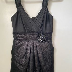 BCBG Maxazria Sleeveless Black Cocktail Dress